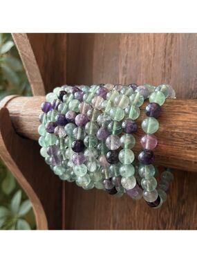 Rainbow Fluorite Bracelet (One)